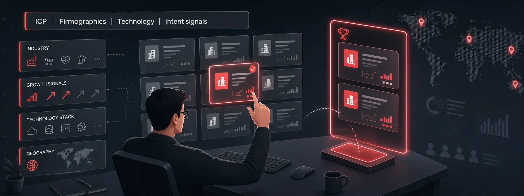target account selection — Target account selection and prioritization process based on analytics