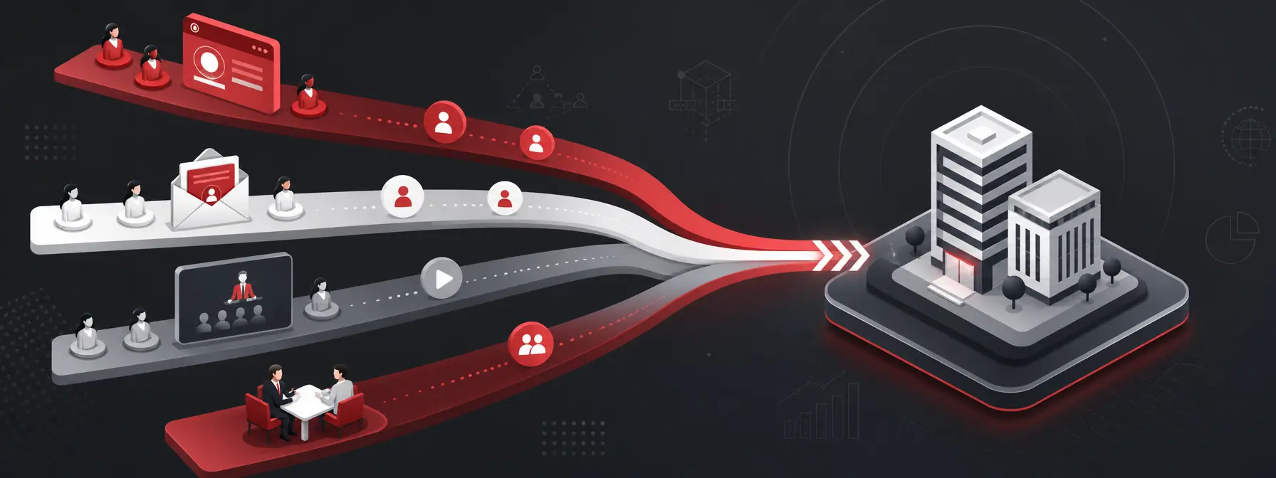 ABM personalization — Coordinated multi-channel engagement with target account
