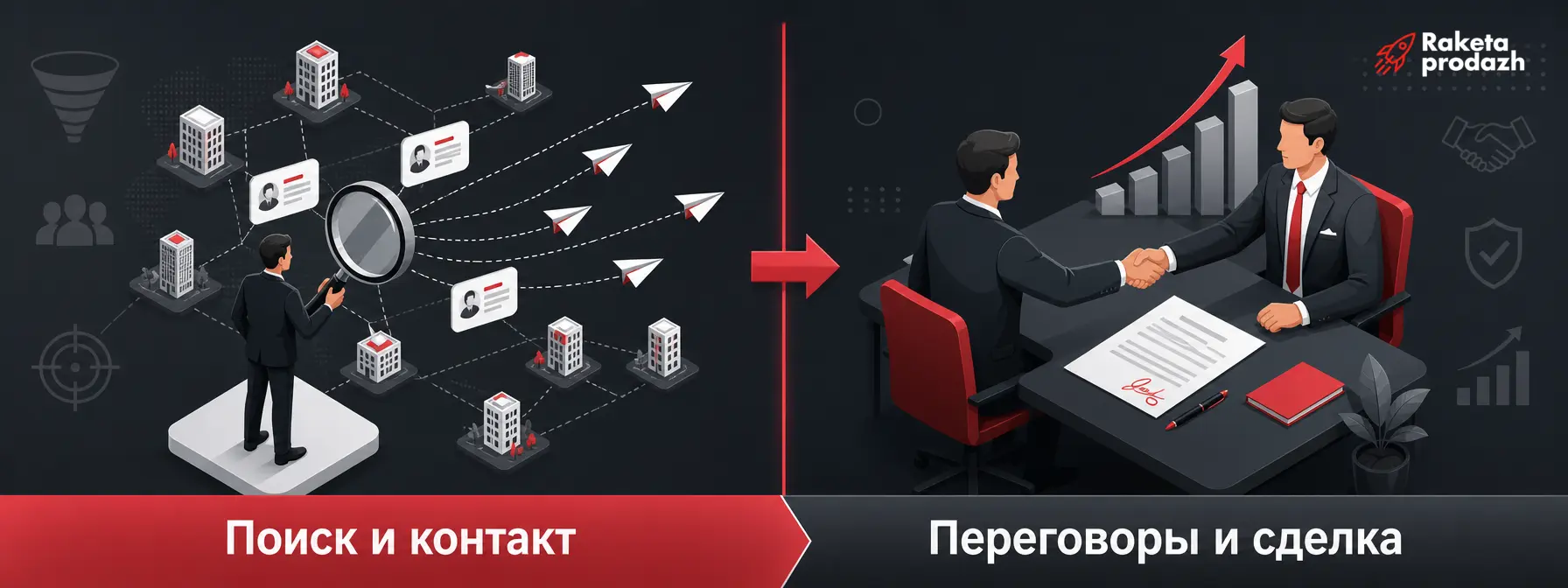 отличие лидогенератора от sales-менеджера — Сравнение ролей: лидогенератор ищет контакты, sales-менеджер закрывает сделку
