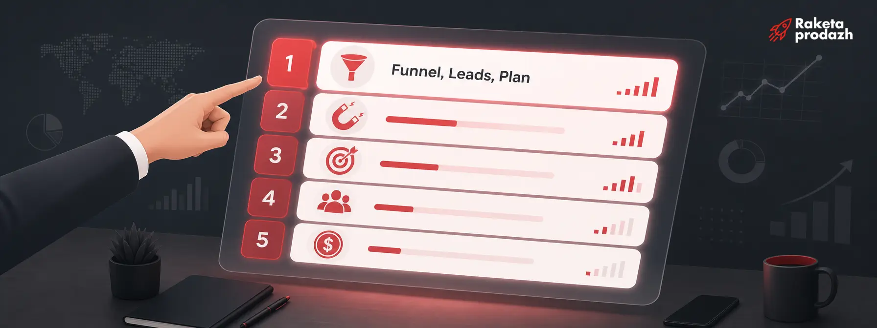 sales reports automation — Illustration of priority reports for sales department automation