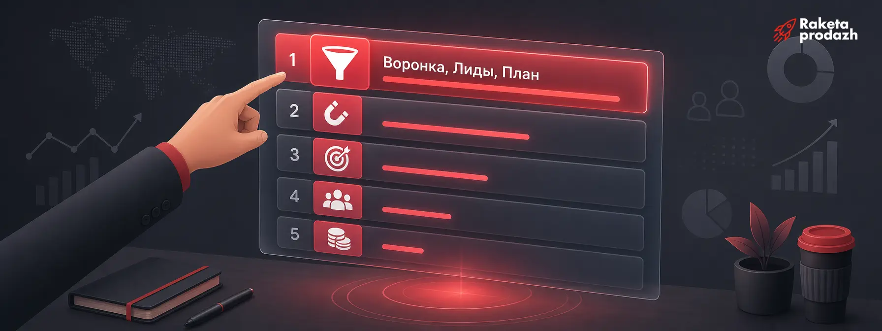 автоматизация отчетов по продажам — Иллюстрация приоритетных отчетов для автоматизации отдела продаж