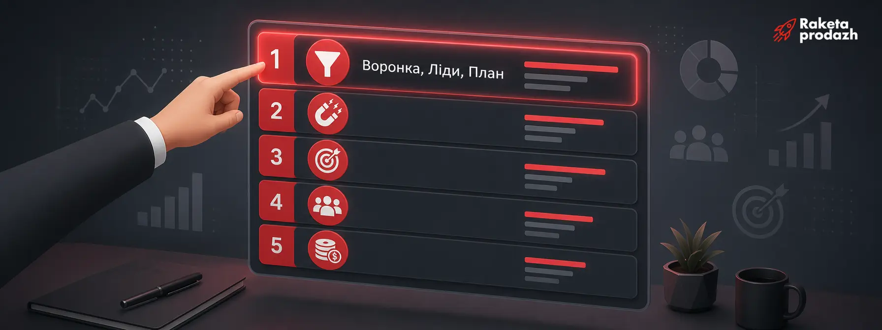 автоматизація звітів продажів — Ілюстрація пріоритетних звітів для автоматизації відділу продажів