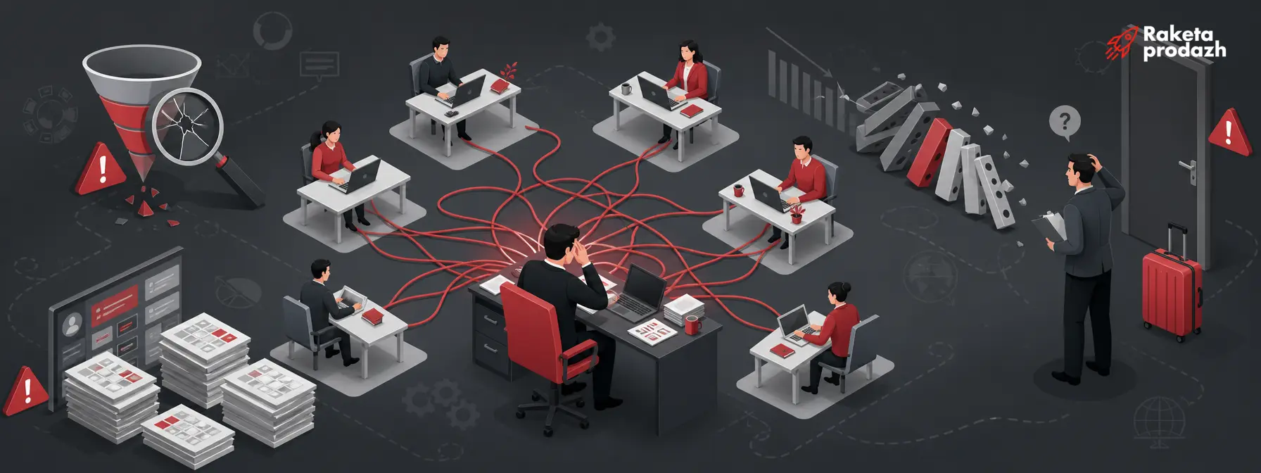 sales team control mistakes — Common owner mistakes in sales team control