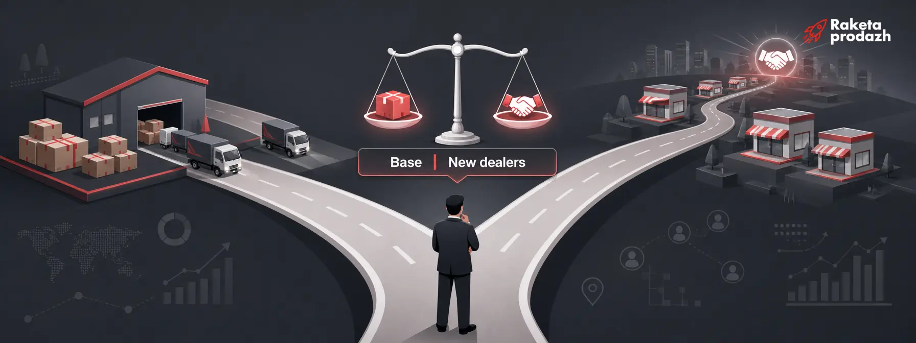 wholesale sales manager motivation — Two paths of motivation: working with the client base and finding new dealers
