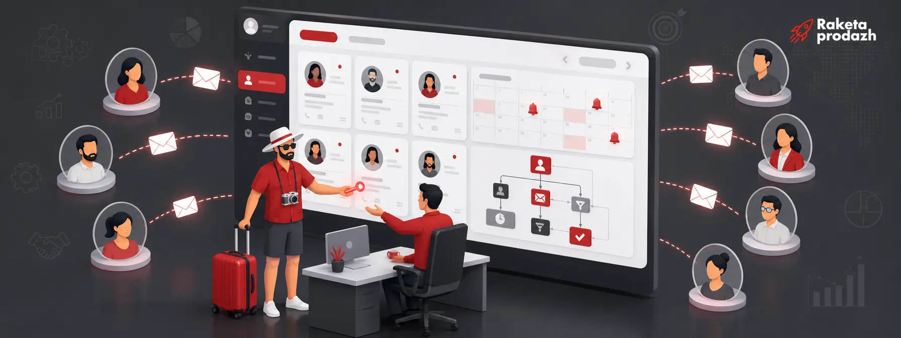CRM-система з автоматичними нагадуваннями та передачею клієнта резервному відповідальному CRM для повторних продажів B2B — CRM-система з автоматичними нагадуваннями та передачею клієнта резервному відповідальному